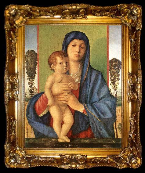 framed  BELLINI, Giovanni Madonna degli Alberetti  25, ta009-2